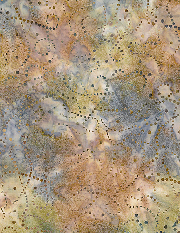 WB Plum Bouquet - Swirly Dots - Green/Blue