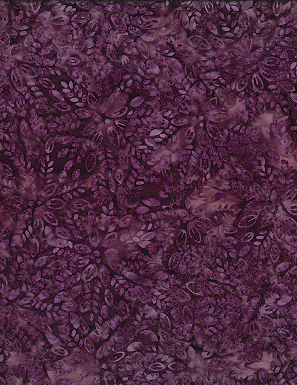 WB Plum Bouquet - Florals and Leaves - Plum
