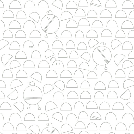 BX Robo Boogie - Round White/Grey