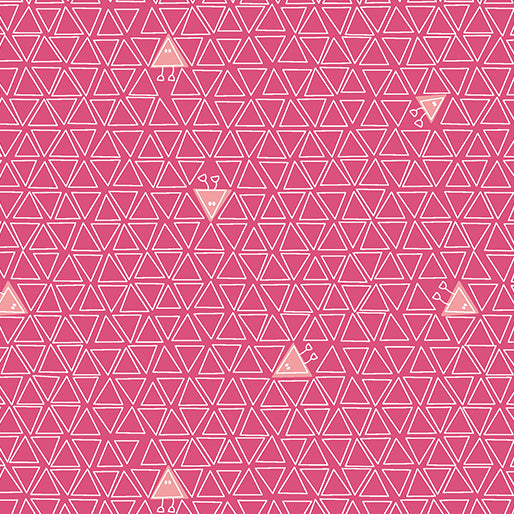 BX Robo Boogie - Triangles Medium Fuchsia