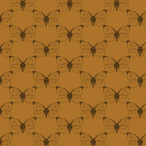 BX Bee Haven - Etched Cabbage Butterfly Caramel
