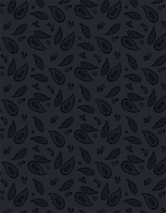 WP Essentials After Midnight - Black Paisley