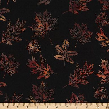 HF Bali Batiks Grunge Leaves - Spice