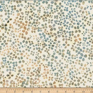 HF Bali Batiks Packed Floral - Sandpiper