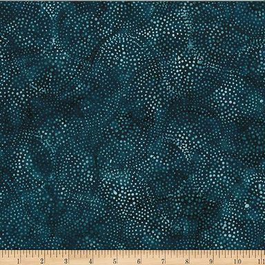 HF Bali Batiks Dotty Scallop - Teal