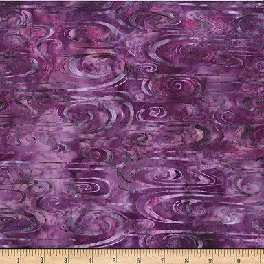 HF Bali Batiks Summer Zen - Water - Plum