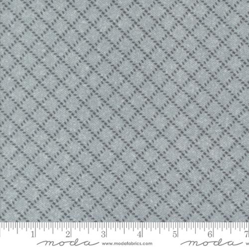 MF Farmhouse Flannel III - Pewter Trellis