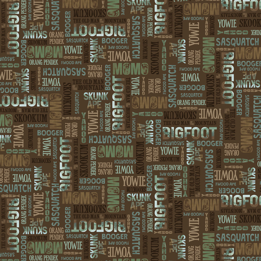 PB- Bigfoot Country - 4 Way Nickname- Brown