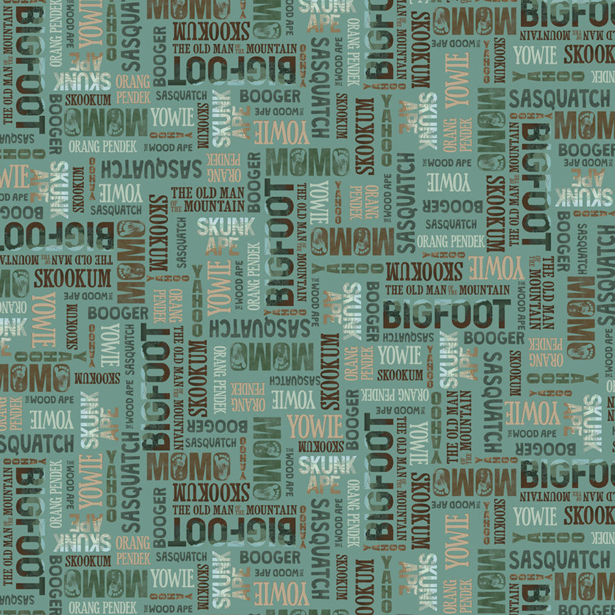 PB- Bigfoot Country - 4 Way Nickname- Teal