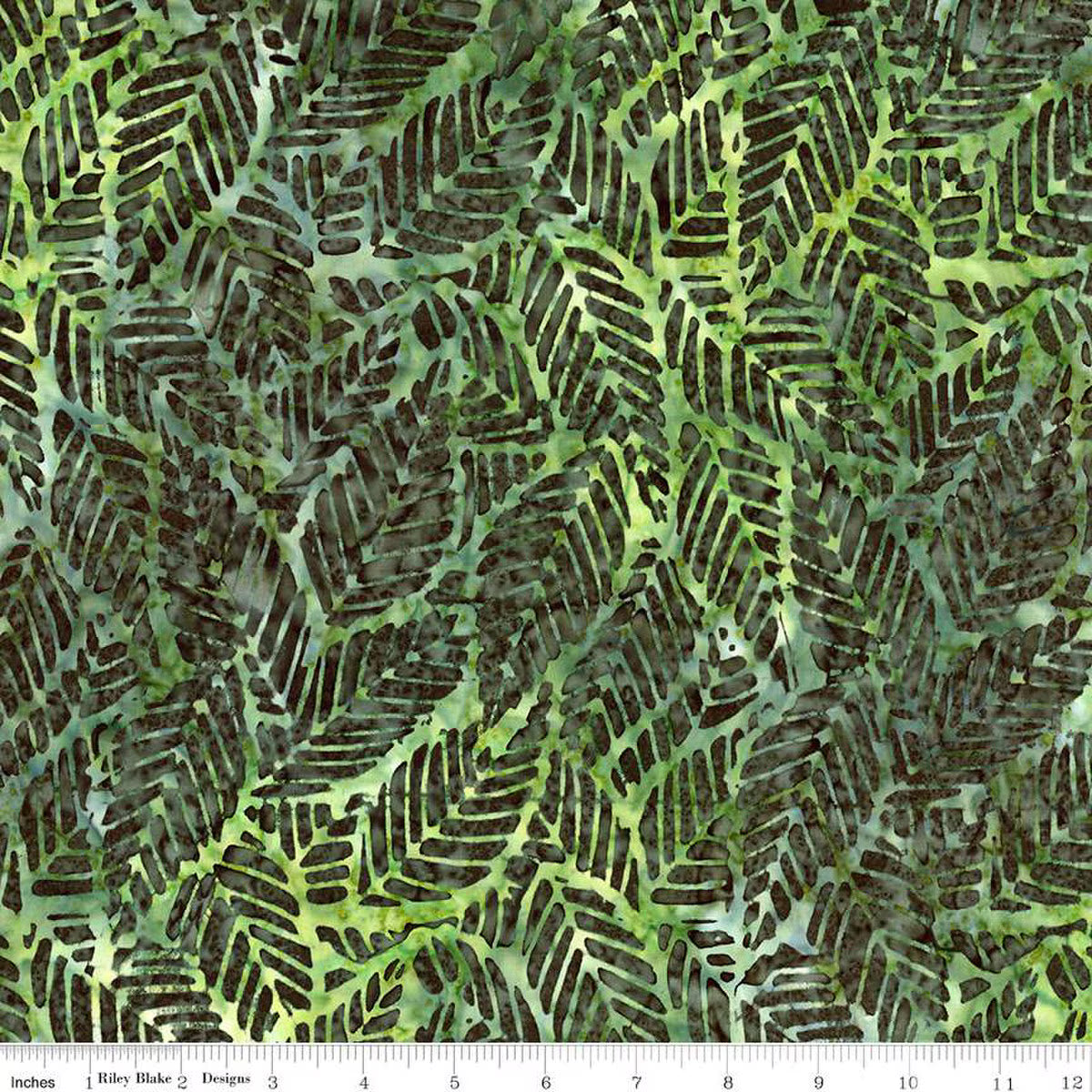RB Expressions Batiks Floral Reflections - Grass