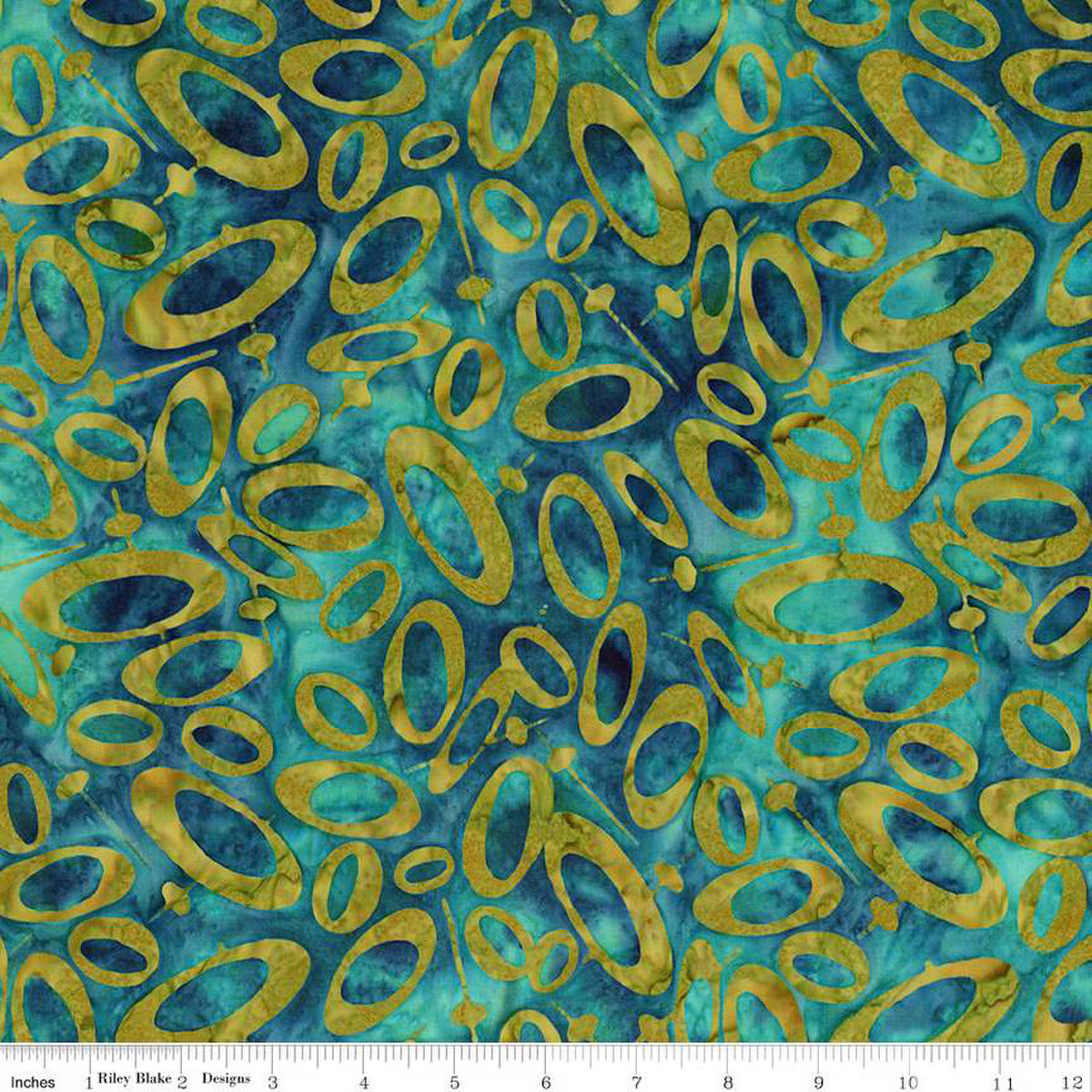 RB Expressions Batiks - Retro Revival - Lagoon Beach