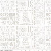 RB Costume Maker's Act II - Ticket Text - White