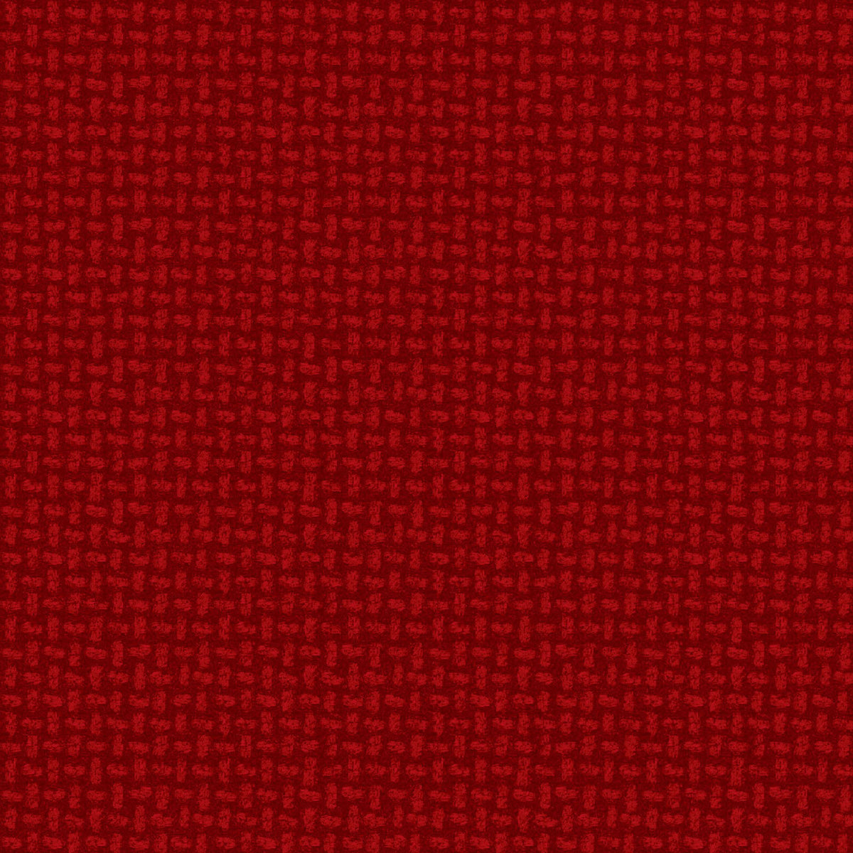 MS Woolies Flannel - Basket Weave - Dark Red