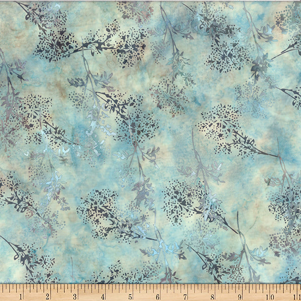 HF Woodland Batiks - Queen Anne's Lace - Big Sur