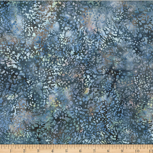 HF Woodland Batiks - Fish Texture - Sea Glass