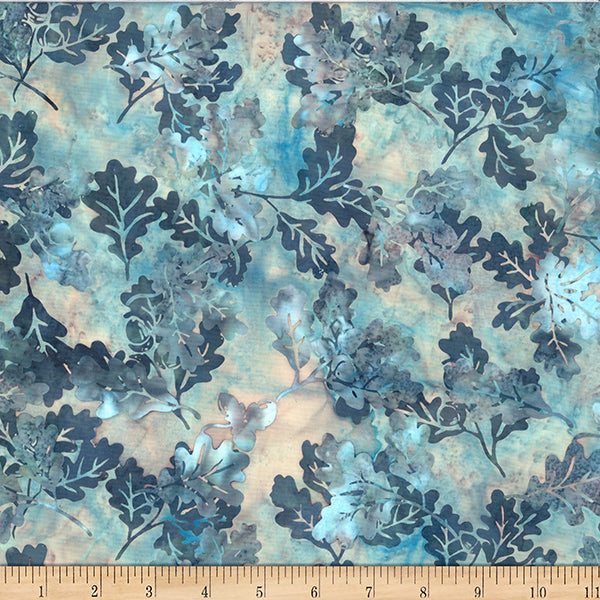 HF Woodland Batiks - Acorn & Leaves - Big Sur