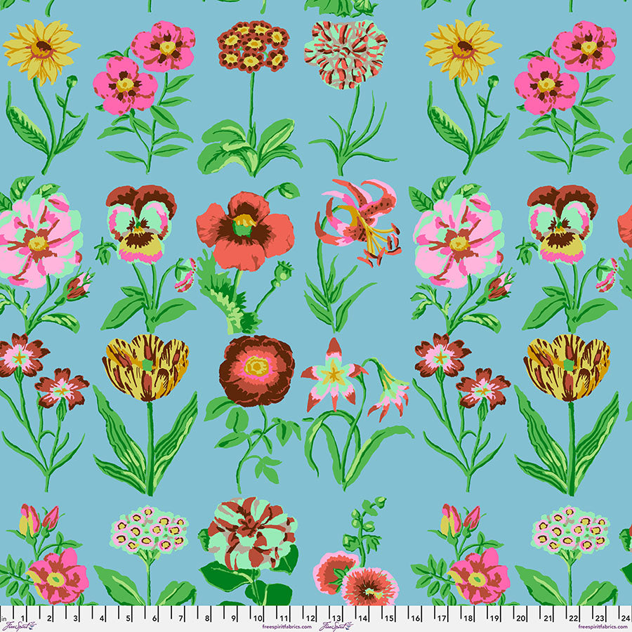 FS Kaffe Fassett February 2025 - Flower Studies - Blue