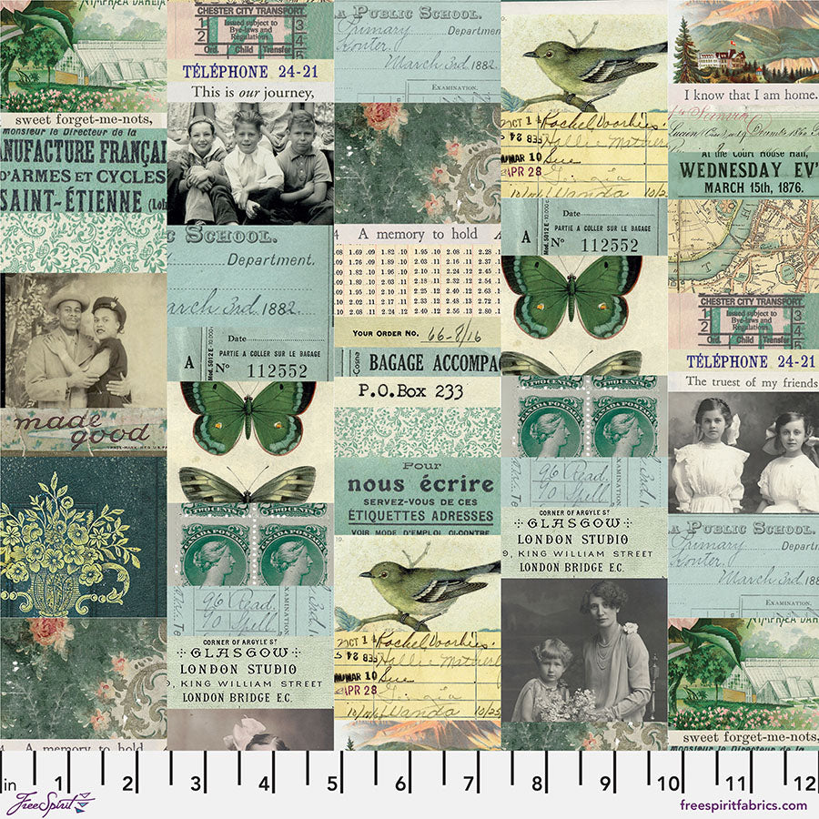 FS Tim Holtz Palette Teal - Collage