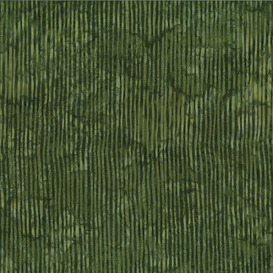 HF Bali Batik - Skinny Stripes - Olive