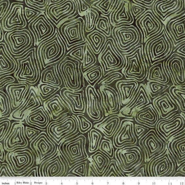 RB Expressions Batiks Ornamental Floreale - Thyme