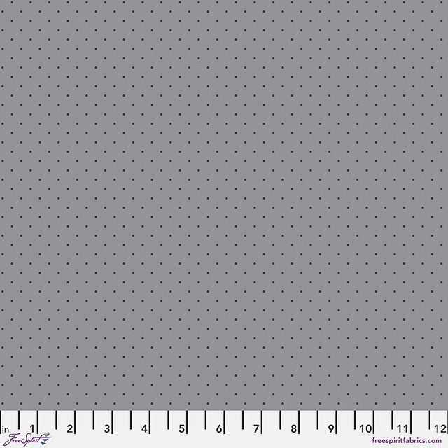 FS Tula Pink True Colors Graywork - Tiny Dots - Shadow