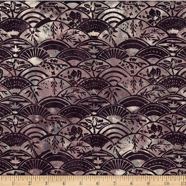 HF Bali Batiks Summer Zen - Hillside - Chestnut
