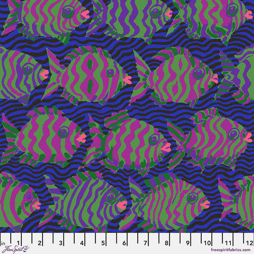 FS Kaffe Fassett - August 2025 - Minnows - Blue