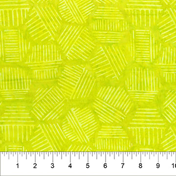BB Hexies - Turquoise - Citrus Green