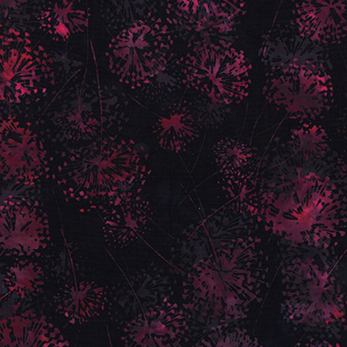 HF Bali Batik Love Stitch - Deep Fuchsia