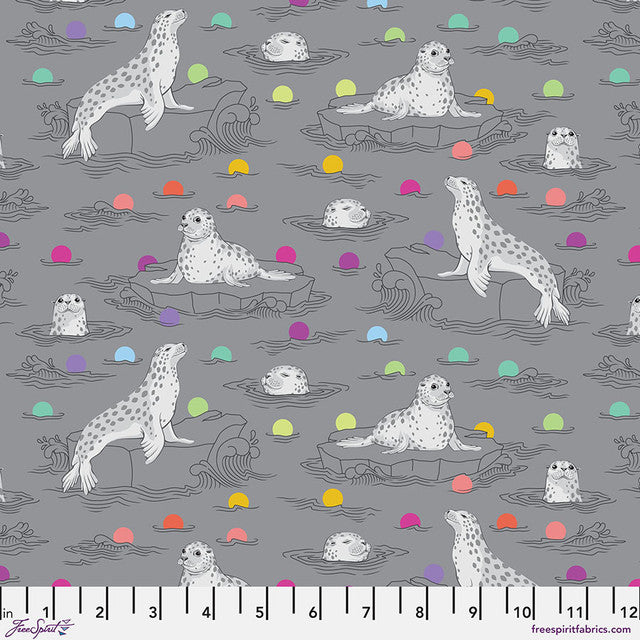 FS Tula Pink Graywork - Seal the Deal - SHADOW