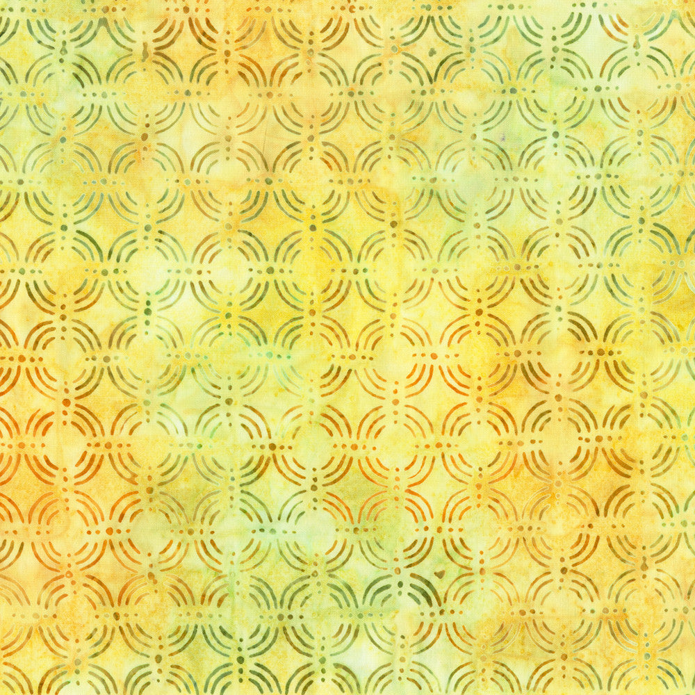 RK Artisan Batiks: Geo Earth - Pineapple