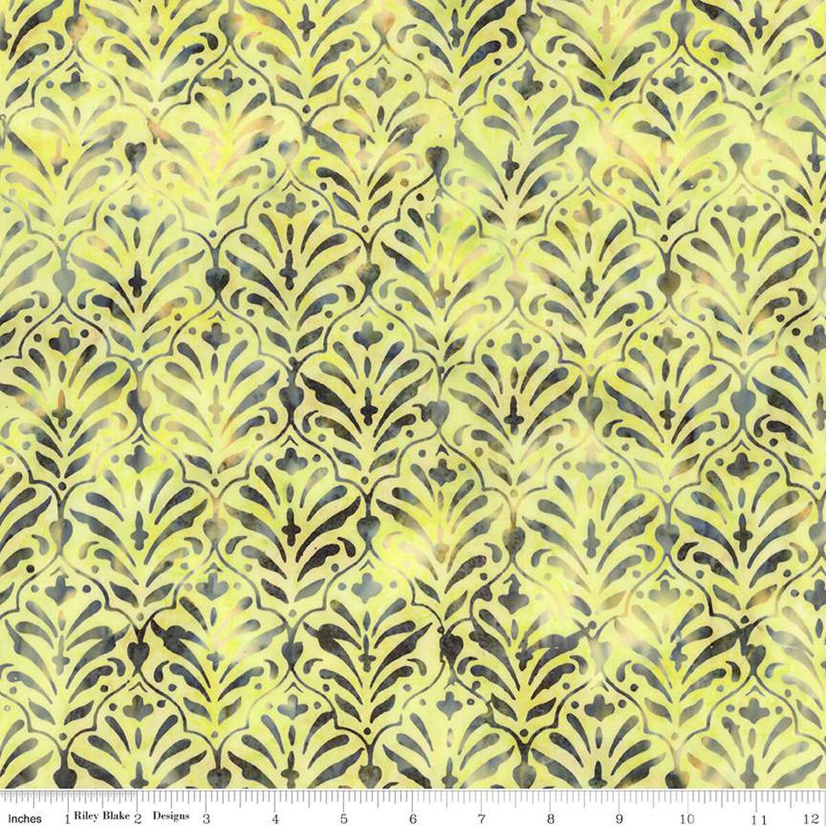 RB Expressions Batiks Ornamental Floreale - Lemon