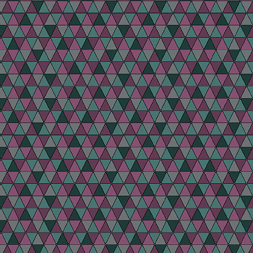 BX Into the Wild - Triangles - Plum/Turquoise