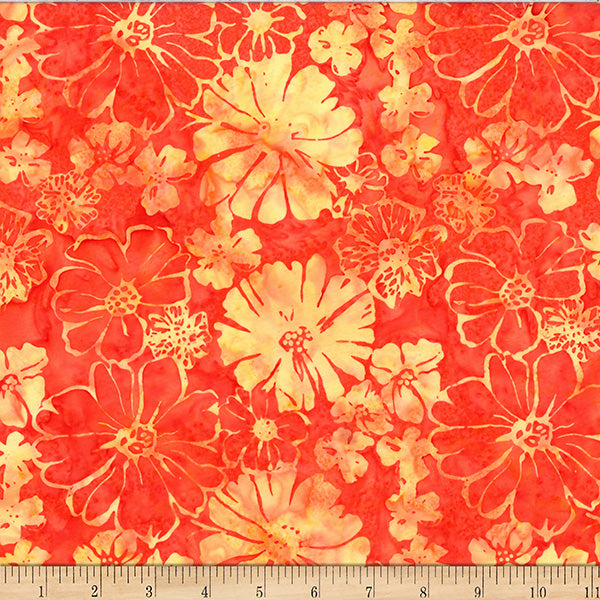 HF Bali Batik Bold Floral - Sherbet