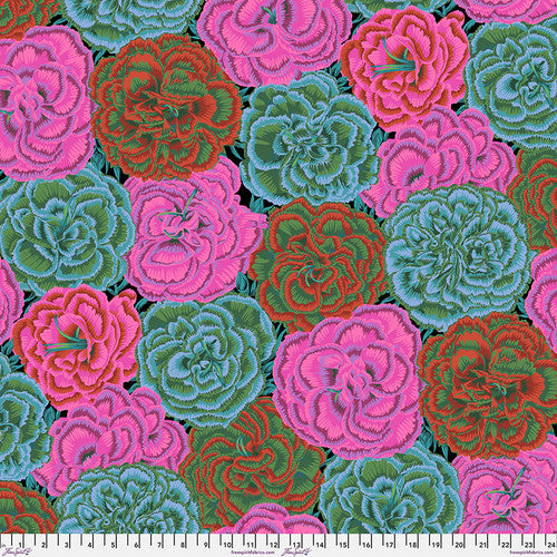 FS Kaffe Fassett - August 2025 - Picotee Carnations - Dark