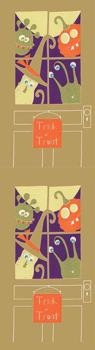 RB Expressions Batiks Fright this Way - Sugar Cookie