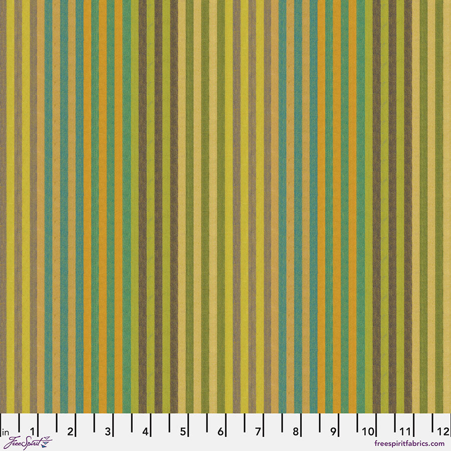 FS Kaffe Fassett Woven Stripes - Caterpillar Stripe - Sprout