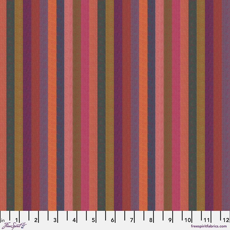 FS Kaffe Fassett Woven Stripes - Narrow Stripe - Sunset