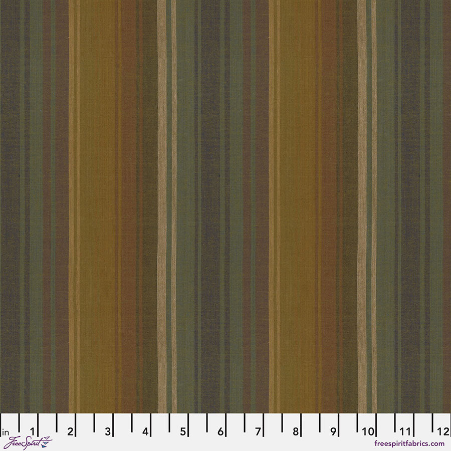 FS Kaffe Fassett Woven Stripes - Exotic Stripe - Khaki