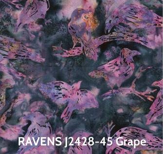 HF Bali Batik Alaskan Custom - Ravens - Grape