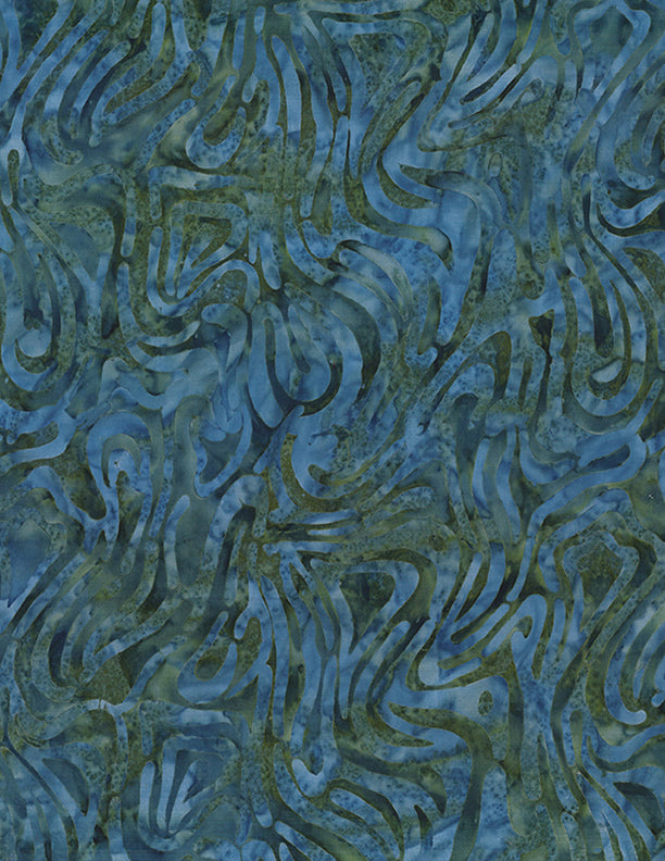 WP Shoreline - Floating Lines - Blue/Green