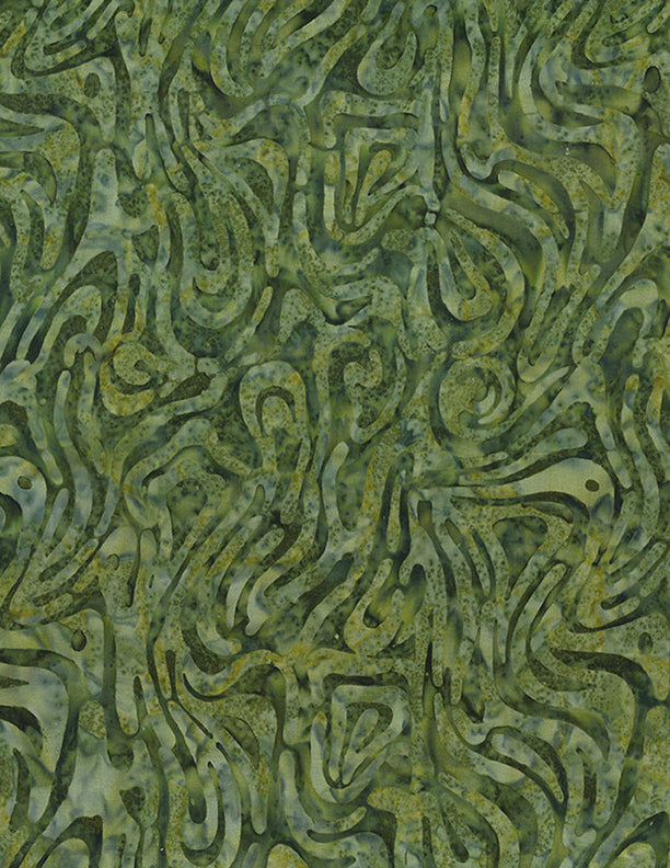 WP Shoreline - Floating Lines - Dark Green