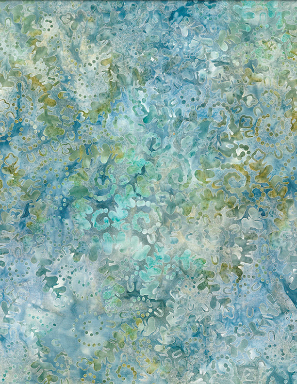 WP Shoreline - Twirling Lines Blue