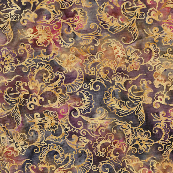 IB Victorian Batik - Floral Leaves Multi