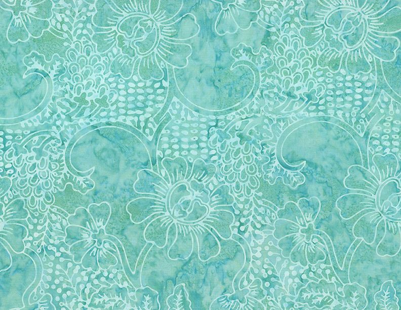 WP Moonshadow - Tropical Floral Aqua
