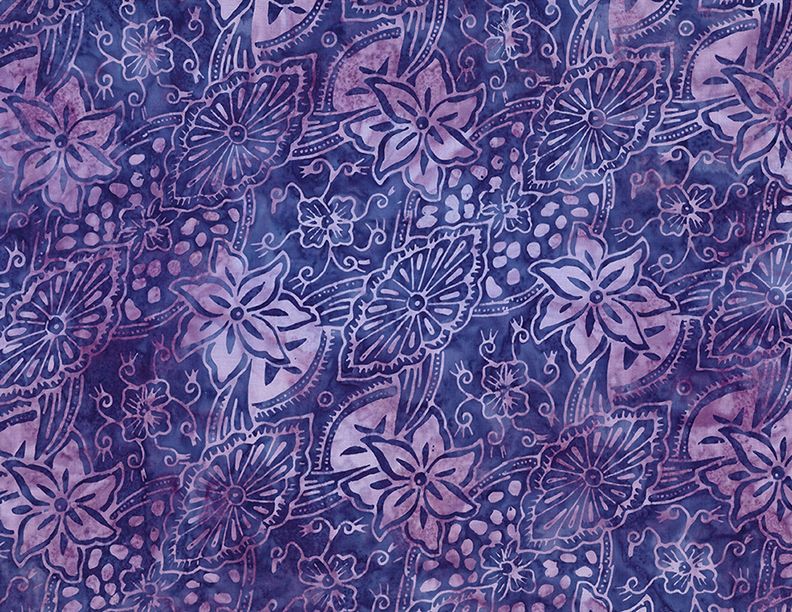 WP Moonshadow - Medallion and Florals Purple