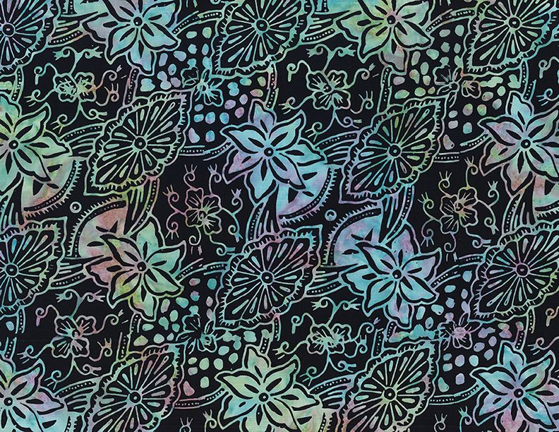 WP Moonshadow - Medallion and Florals Black