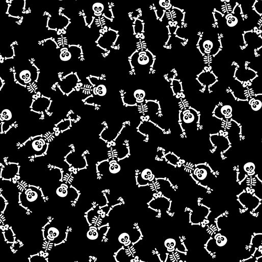 BX Black & Boo - Little Skeletons Black