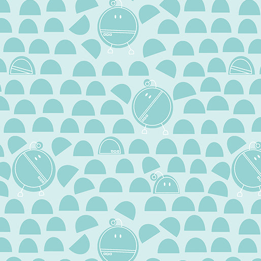 BX Robo Boogie - Round Light Turquoise