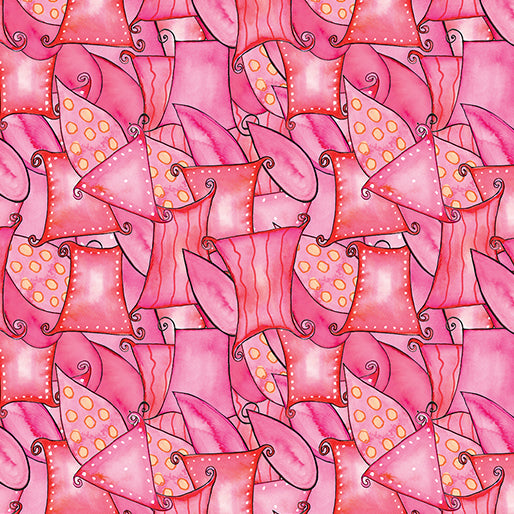 BX Color & Light - Overlapping Shapes Pink